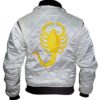 White Lightweight Bomber Jackets for Men Premium Quality